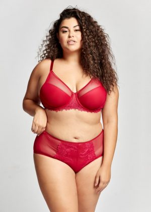 Gaspara Dames Lingerie Tulle Plunge beugel BH (160-024-0) - Image 6