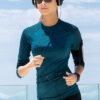 Dames Sportshirt Activewear - T-Shirt Sportswear - Training - Gym Running - Yoga (S-205)