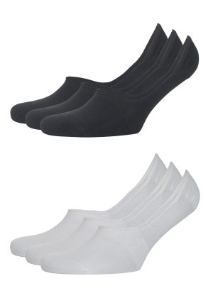 Purple-Daisy Invisible sneaker - Footies Multipack Kousenvoetje - Unisex - 6 Paar (pd2002) - Image 6