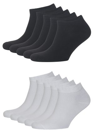 Purple-Daisy Sneakersokken | Multipack | Unisex | 10 Paar (pd2003) - Image 7