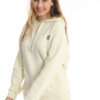 Purple Daisy Oversized Hoodie Dames - Katoen - Fleece Binnenzijde