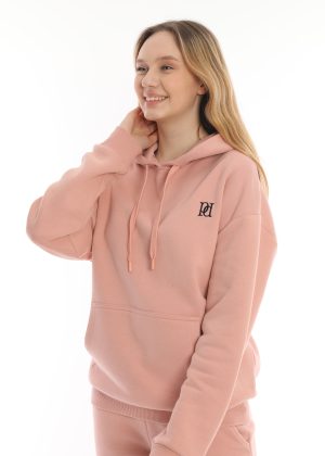 Purple Daisy Oversized Hoodie Dames - Katoen - Fleece Binnenzijde - Image 11