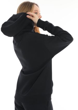Purple Daisy Oversized Hoodie Dames - Katoen - Fleece Binnenzijde - Image 4