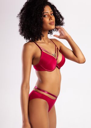 Gorbus Dames Lingerie Voorgevormde Strappy foam cup Push-up beugel BH-(115-053) - Image 8
