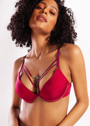 Gorbus Dames Lingerie Voorgevormde Strappy foam cup Push-up beugel BH-(115-053) - Image 6
