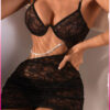 Purple-Daisy Sexy Lingerie Set- exotische kostuum body pleasure