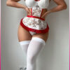 Purple-Daisy Sexy Lingerie Set- exotische kostuum uniformes- rollenspel- body pleasure